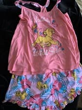 Image of Disney Walking on the Wild Side Womens 2pc Pajama short L