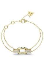 Image of Guess Ladies Stylish Guess Bracelet UBB04581YGS