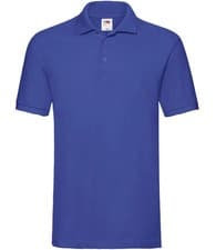 Image of Fruit of the Loom Premium Cotton Piqué Polo Shirt 180GSM Mens Short Sleeve