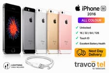 Image of Apple iPhone SE 16/32/64/128GB Colours Unlocked 4G UK Grade A+Pristine Condition