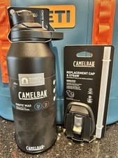 Image of Camelbak Chute Mag Insulated Metal Water Bottle 1.2L 40oz Black Stainless Steel