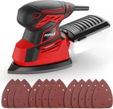 Image of POPULO Electric Mouse Sander 130W 14000RPM Detail Sander with Dust Collector