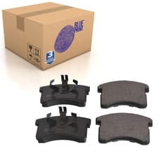 Image of Front Brake Pads Cuore Set Kit Fits Daihatsu 04491-87217 Blue Print ADD64227