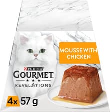 Image of Revelations Mousse Chicken Wet Cat Food 4X57G (Pack of 6)