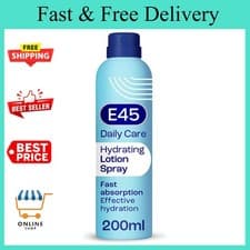Image of E45 Spray Moisturiser 200 Ml Daily Lotion Moisturiser Spray Dry Sensitive Skin