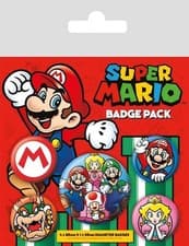 Image of Super Mario (Mario) Badge Pack