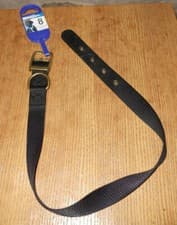 Image of Ancol Black Nylon Dog Collar - Size 8 (26" / 65cm)