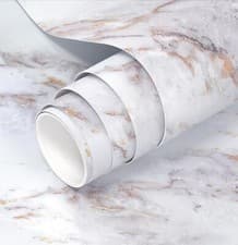 Image of Sticky VOLEAAR 90cm x 500cm Marble Contact Paper Waterproof NEW