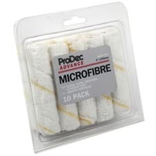 Image of ProDec Advance 10 Pack - 4" Inch Microfibre Short Pile Paint Mini Rollers