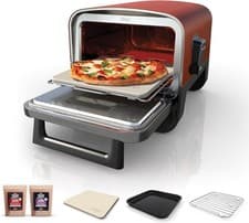 Image of Ninja Woodfire Outdoor Oven OO101UK Artisan Pizza Maker BBQ Smoker - 8-in-1