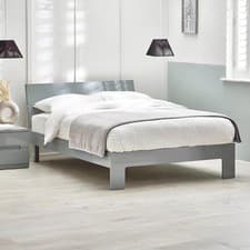 Image of Julian Bowen Manhattan Bed 135Cm, Grey