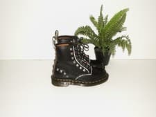 Image of Dr. Martens 1460 STUD black leather boots 8-eyelet UK 4 EU 37 US 6 (1208)