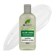 Image of Dr Organic Aloe Vera Shampoo, Soothing, All Hair Types, Natural, Vegan, Cruelty-