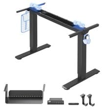Image of FLEXISPOT E1 PRO Height Adjustable Desk with 2 Motors, Desk Frame