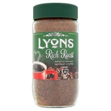 Image of Pack of 3 Jars x Lyons Rich Roast Instant Coffee 100g - 60 Cups