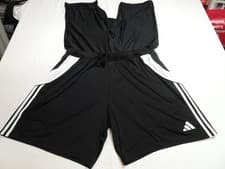 Image of 3XL Adidas 40"- 46" NWT RRP $65 Black 2 in 1 shorts, v.comfy from USA