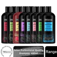 Image of Tresemme Shampoo Range Used by Professionals for All Hair Types 680ml, 2 Pack