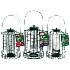 Image of Gardman Squirrel Proof Wild Bird Seed Peanut Fat Ball Feeder Heavy Duty Hanging