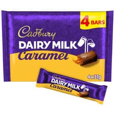 Image of Cadbury Dairy Milk Caramel Milk Chocolate Bars (4 x 148g Pack) X 5