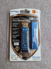 Image of NEW & SEALED IStorage 4GB DatAshur Pro USB 3.0 256-bit Secure USDB Flash Drive