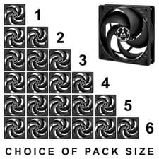 Image of Arctic P12 Pressure-Optimised 120mm Case Fan 1800 RPM 56.3 CFM 3-Pin Pack