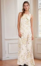 Image of All Saints Dress Size 12 New Halter Printed Sleeveless Maxi Summer Holiday