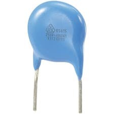Image of TRU COMPONENTS 450157 Ceramic disc capacitor Radial lead 1000 pF 250 V AC 10%