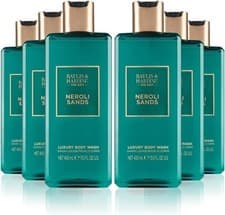 Image of Baylis & Harding The Edit Neroli Sands Body Wash, 400 ml (Pack of 6) - Vegan Fr
