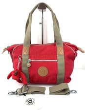 Image of Kipling 'Art Mini' Medium Multiway Bag - True Red Combo - New With Tags