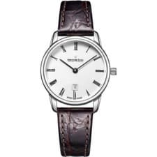 Image of Dreyfuss Classic Watch Dark Brown Leather Strap DLS00135/01