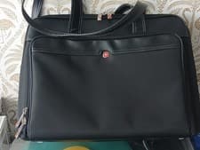 Image of SwissGear Wenger Rhea 15.4" Pink Striped Lining Laptop Bag New - Never Used