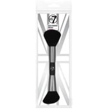 Image of W7 Duo Powder Brush - Foundation MakeUp Loose Blusher Bronzer Large Professional