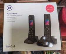 Image of BT Premium Cordless Phone 090631 Two Handsets & Answer Machine 