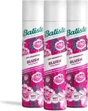 Image of Batiste Dry Shampoo in Blush, Floral & Flirty Fragrance, 200ml (pack of 3)