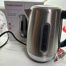 Image of Morphy Richards Equip Electric Jug Kettle - Silver/Black (102786)