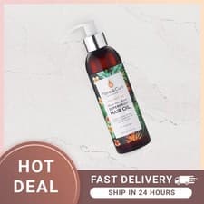 Image of Flora & Curl Protect Me African Citrus Bloom Superfruit Hair Oil Imperfect Label