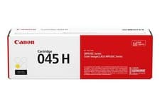 Image of Genuine Canon 045HY (1243C002) Yellow Toner Cartridge Open