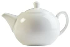 Image of Teapot Porcelain Traditional White Ceramic 340ml 450ml 1000ml 1 Cup 2 Cup 4 Cup