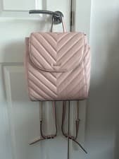 Image of DKNY Veronica Baby Pink Quilted Backpack Brand New Without Tags