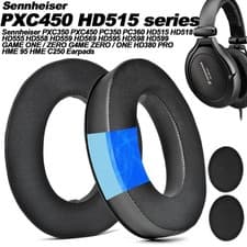 Image of Headphone Earpad Cushion Cover For Sennheiser GAME ONE ZERO HD 380PRO PCX345 450