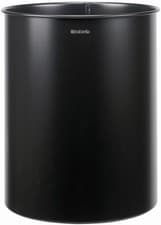Image of Brabantia 181443 Classic Waste Paper Bin, 15 L - Black