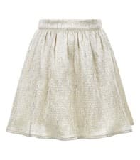 Image of Monsoon Girls ALICE CRINKLE METALLIC Foil Skirt - GOLD 5-6 Years