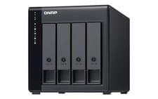 Image of QNAP TL-D400S storage drive enclosure HDD/SSD enclosure Black, Grey 2.5/3.5"