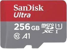 Image of SanDisk Ultra 256GB Class 10 MicroSDXC Memory Card - SDSQUAC-256G-GN6MN