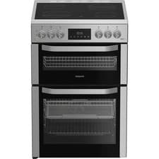 Image of Hotpoint HDE6VDCASX Cooker 60cm Electric Double - Stainless Steel [ID7011123263]