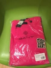 Image of Gant Men's Pink  Sweatshirt L Cotton tiger logo brand new