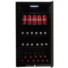 Image of Cookology Under Counter Drinks Fridge 47cm Beer Cooler 105 Cans - Black CBC98BK