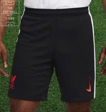 Image of Liverpool Third Shorts Mens - Nike LFC 3rd Football Shorts - Black Friday Sale