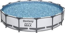 Image of Bestway Steel Pro Max 4.27m x 84cm Round Above Ground Outdoor Swimming Pool Set