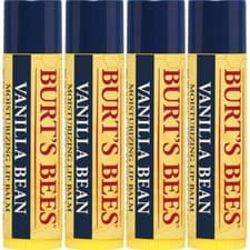 Image of 4 x BURT'S BEES LIP BALMS MOISTURISING 100% NATURAL YOU CHOOSE WHICH LOT OF x 4